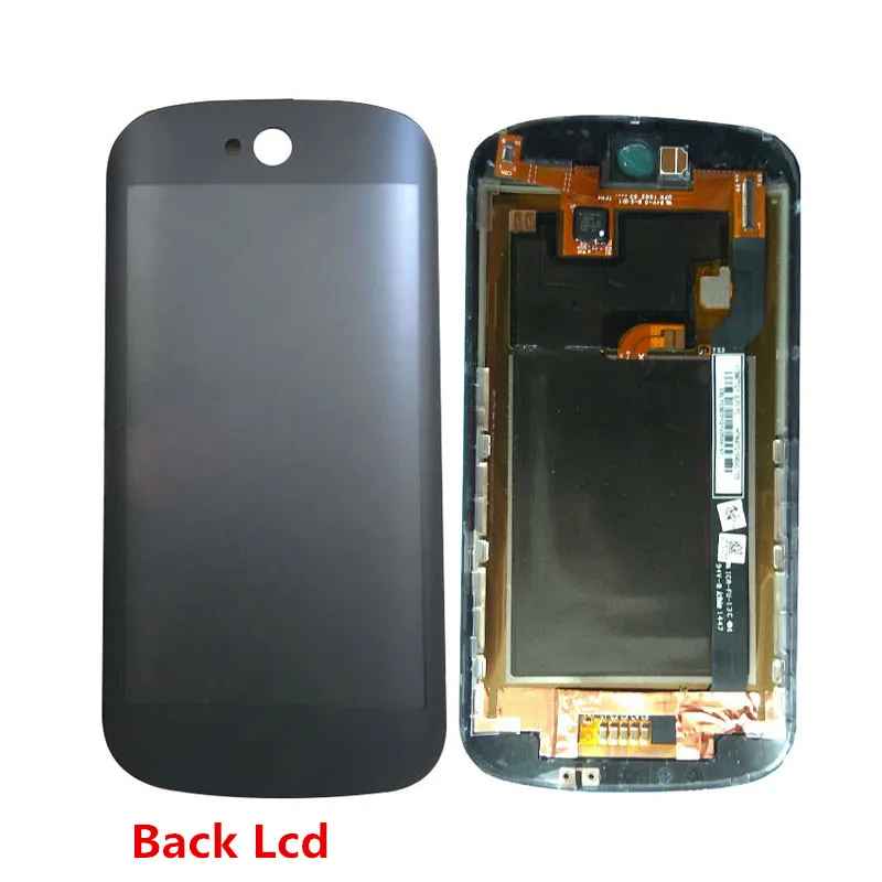 

Used Original For Yotaphone 2 YD201 YD206 Back Front LCD Display Digitizer Frame Touch Screen Assemblely Yota2 Rear Display