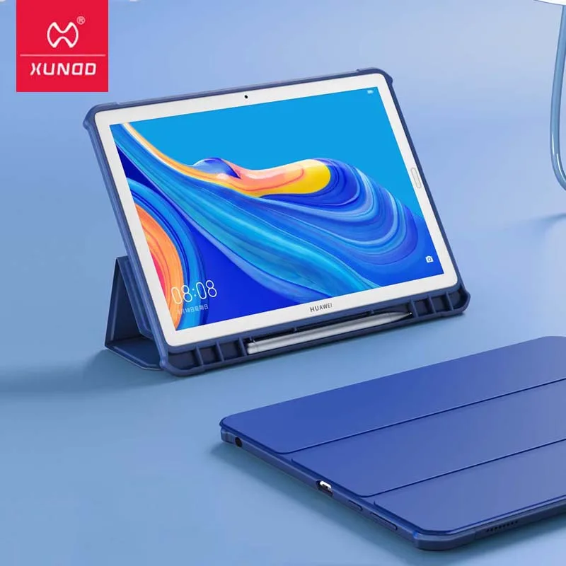 XUNDD противоударный умный флип-чехол для планшета для huawei Mediapad M6 10,8 M6 8,4 чехол для планшета с карандашом