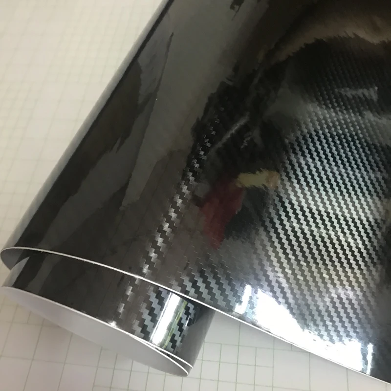 5D Carbon Fiber Vinyl Film Big Texture