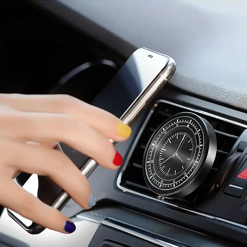 Уникальные часы gps навигация автомобильный держатель телефона Магнитная всасывающая приборная панель/вентиляционное отверстие кронштейн