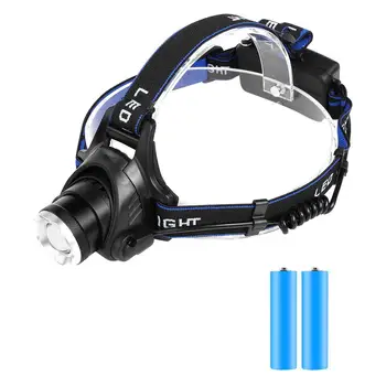 

1000lm USB Waterproof L2LED Head Lamp Glare Headlight Press Switch 3 Modes Fishing Flashlight for Outdoor Night Travel