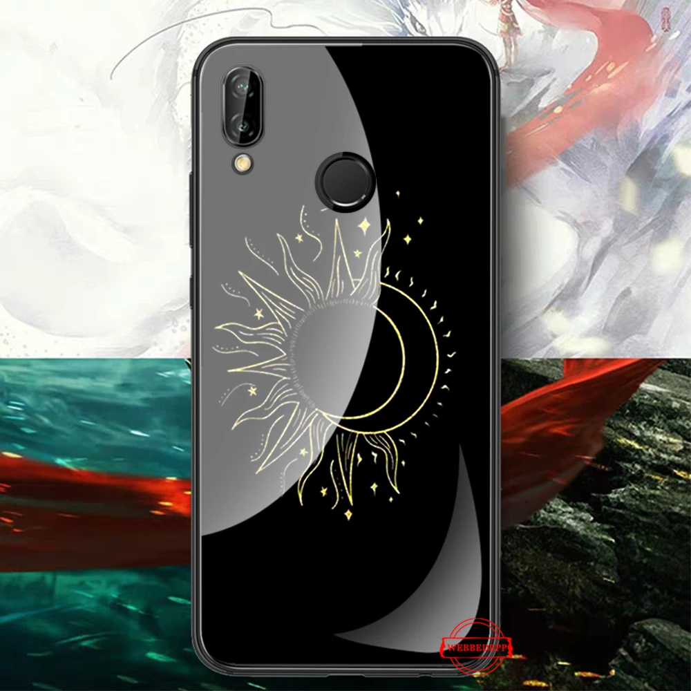 Стеклянный чехол для huawei P10 lite P20 Pro P30 P Smart honor 7A 8X9 10 Y6 mate 20, 111 Вт - Цвет: TG4
