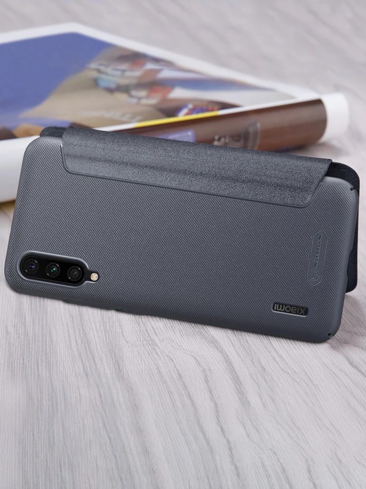 Для Xiaomi Mi 9 Lite Чехол 6,088 Nillkin Sparkle Series из искусственной кожи для Xiaomi Mi A3 CC9 CC9E Case