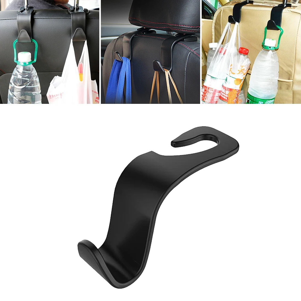 

2020 1/2/4Pcs Universal Car Seat Back Hook Car Accessories Interior Portable Hanger Holder Storage for Car Bag Purse Cloth