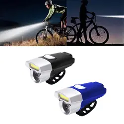 Новейший горный велосипед ночной руль руля COB лампа фонарик USB зарядка передняя фара