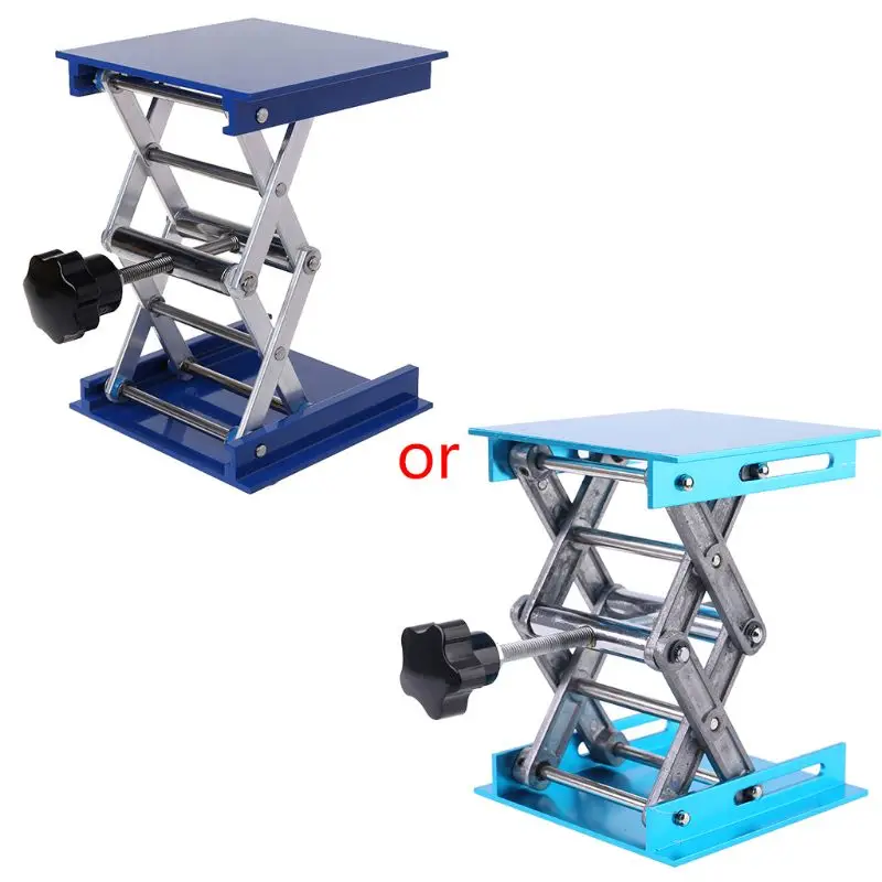 

4"x4" Aluminum Router Lift Table Woodworking Engraving Lab Lifting Stand Rack Random Color