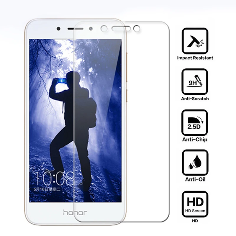 Закаленное стекло для Huawei Honor 6A 2 шт. защитная пленка экрана 6 A Защитное DLI TL20 7A