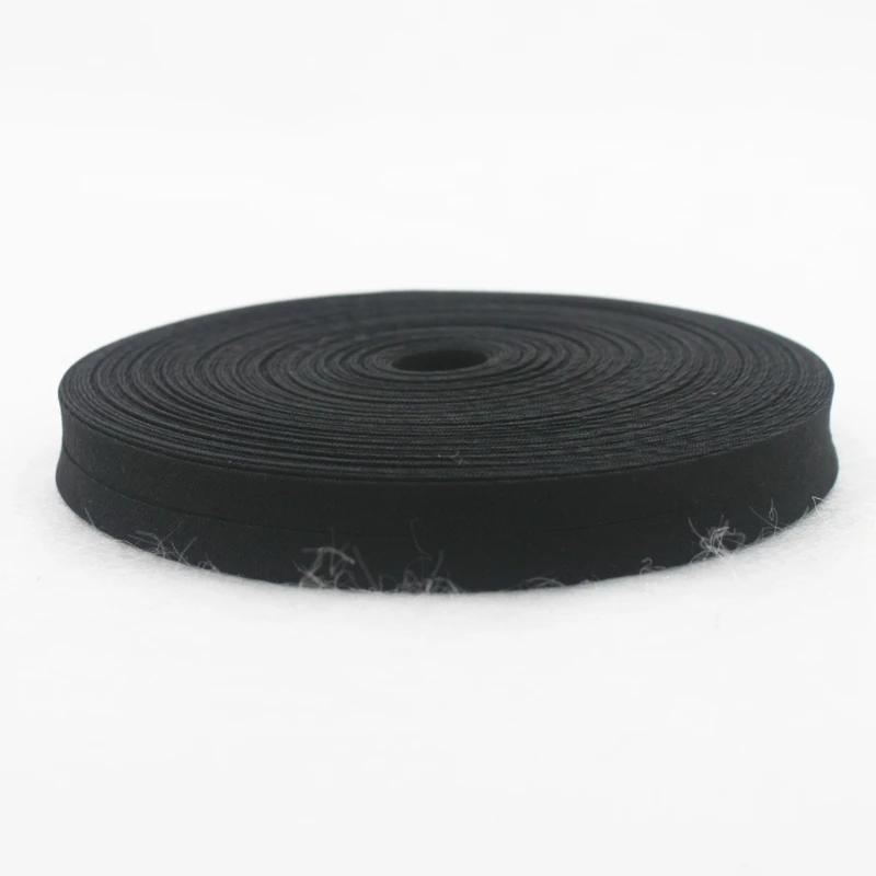Cotton Polyester Bias Tape 12mm Fold Ribbon Solid Color 18yard/roll DIY Garment Sewing Trimming