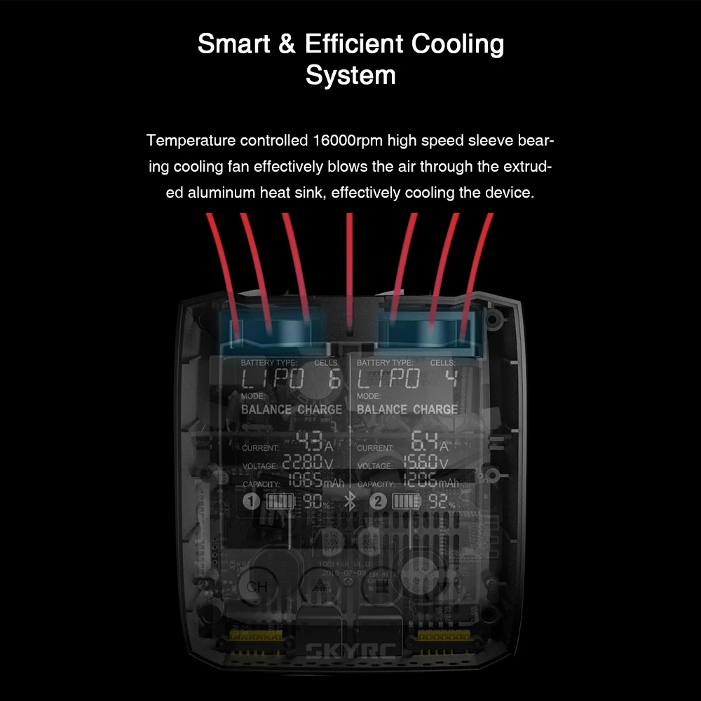 SKYRC B6 Nano Duo зарядное устройство 200 Вт 15A AC/DC BT приложение управление зарядное устройство RC для lipo Liion LiFe LiHV NiMH NiCd Батарея PB