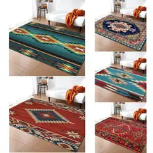 DishyKooker Винтаж в этническом стиле Стиль ковер для Гостиная дома Спальня Кофе площадь стола коврик
