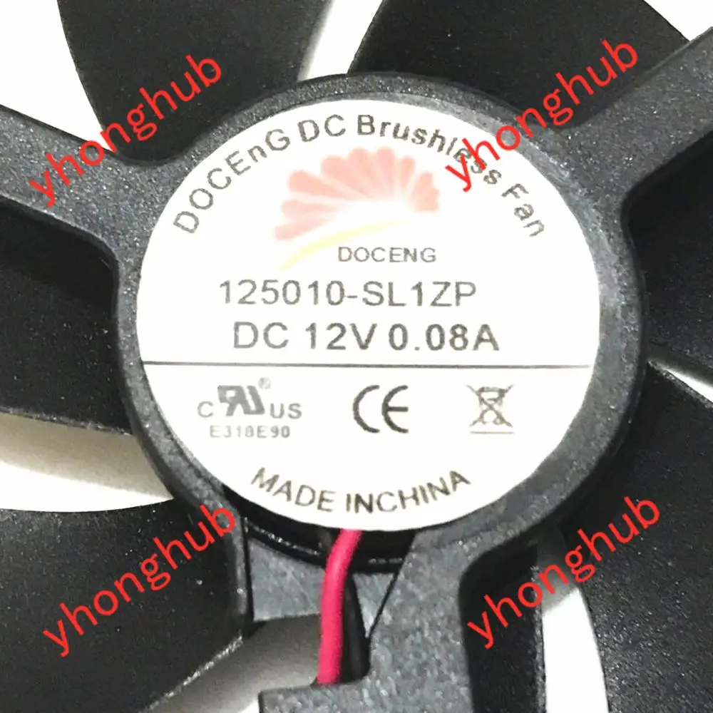 DOCENG 125010 SL1ZP DC 12V 0.08A 47 мм в диаметре. 39 c.t.c 2 провод сервер выполненные
