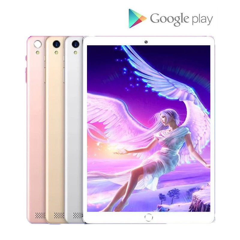 2021 Google Play 10 pulgadas tablet 6GB de RAM 128GB ROM 4G LTE Android 8,0 tabletas Wifi 1280*800 Dual SIM IPS GPS teléfono 10,1 pad