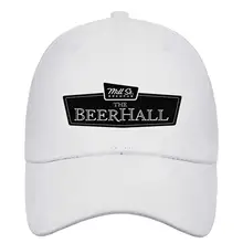 Унисекс Flatbrim Mill-St-Brewpub-Beerhall-черный-логотип-бейсболка с шестью панелями, хлопковая кепка водителя грузовика