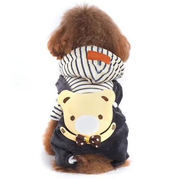 

4 legs Soft Winter Warm Pet Dog Clothes Cozy Snowflake Dogs Costume Clothing Jacket Teddy Hoodie Coat Outfits Clothes