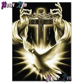 

5D Diy Diamond Painting Religious Cross Landscape Embroidery Jesus Christian Religiou Diamond Mosaic Cross Stitch Home decor art
