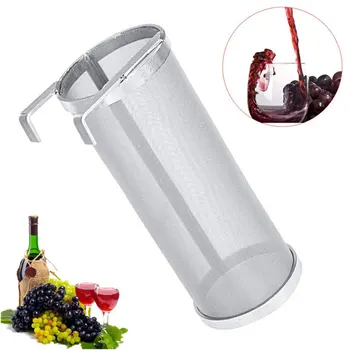 

Brew Filter Beer Hop Mesh Double Hook Strainer Stainless Steel Fire Resistant Drink Anti-Corrosion Accessories 300-400 Micron