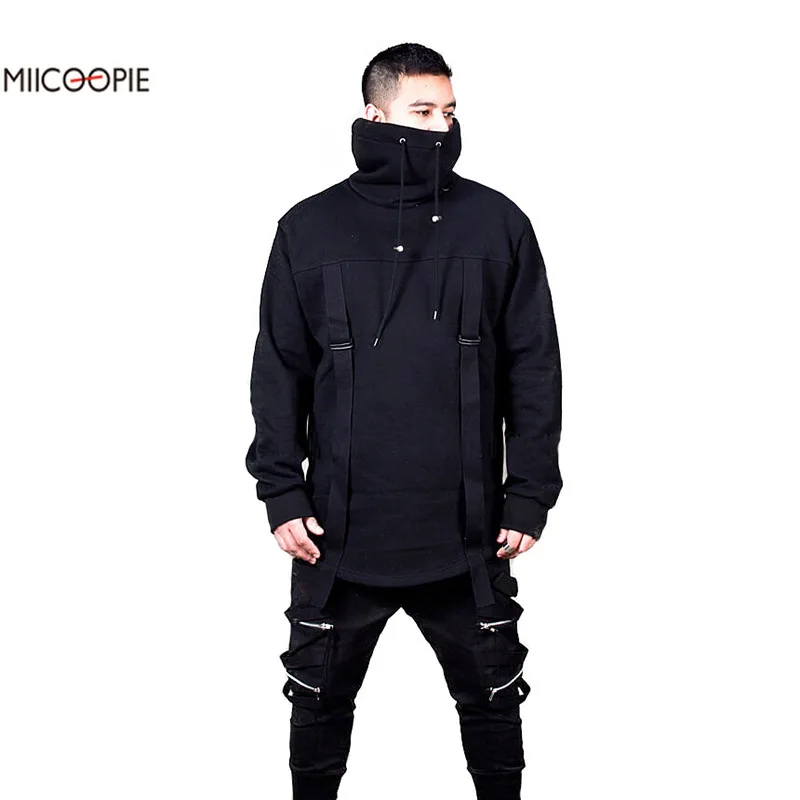 Best Price High Neck Sweater Dark Long Loose Coat Winter Warm Sweater Men Turtleneck Brand Mens Sweaters Slim Fit Pullover Men