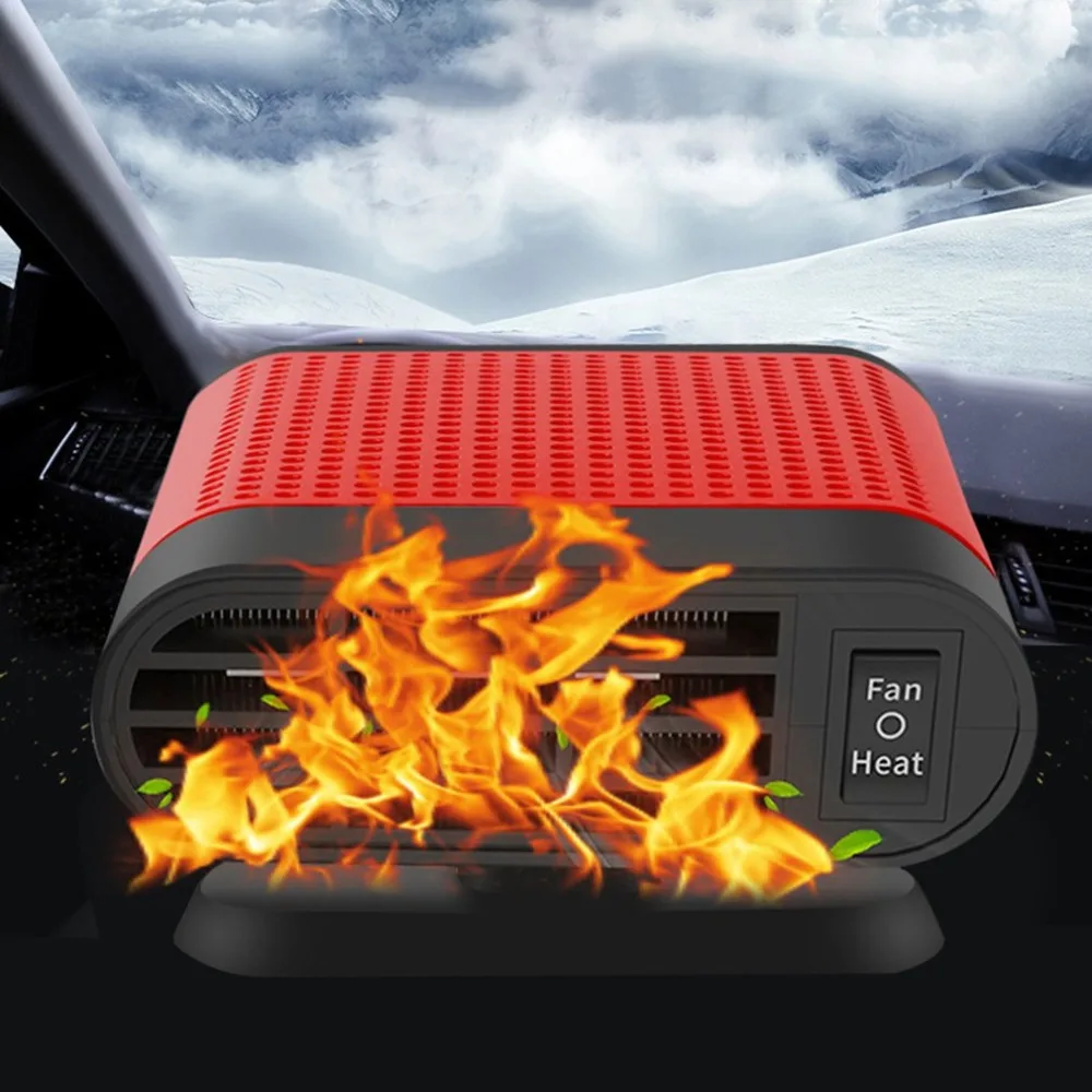 Обогревателя автомобиля 12 V/24 V высокое Мощность лобовое стекло автомобиля нагреватель быстрый нагрев вентилятор обогреватель для легкой уборки снега