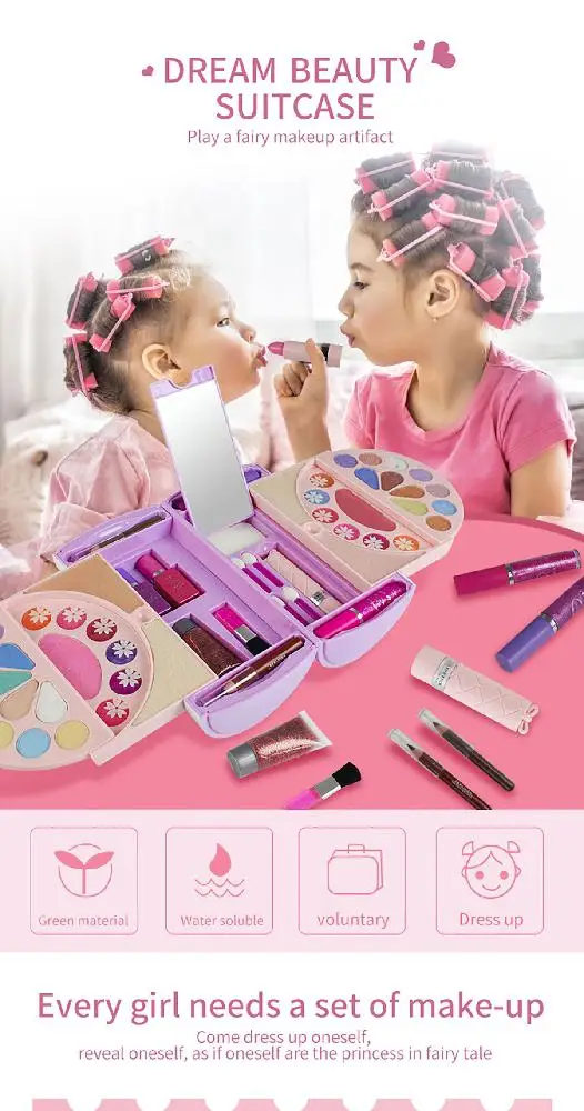 MoFun 22754T Dreamy косметический чехол для детей водорастворимый Макияж Косметика ролевые игрушки