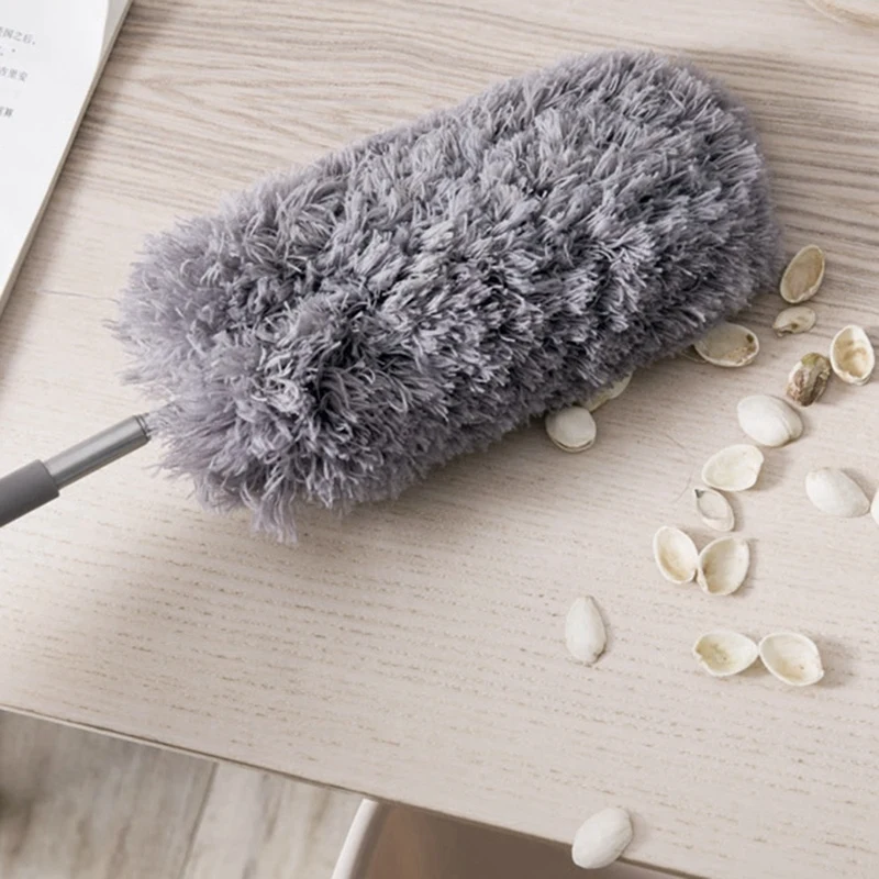 

Microfiber Dusting Retractable Household Cleaner Feather Duster Car Sweeper From the Dust Brush