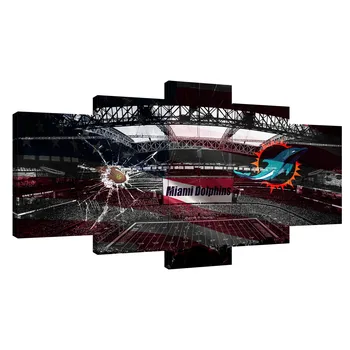

Miami Dolphins HD Canvas Prints Painting Home Decoration Pictures Wall Art Poster Office Hanging on The Wall