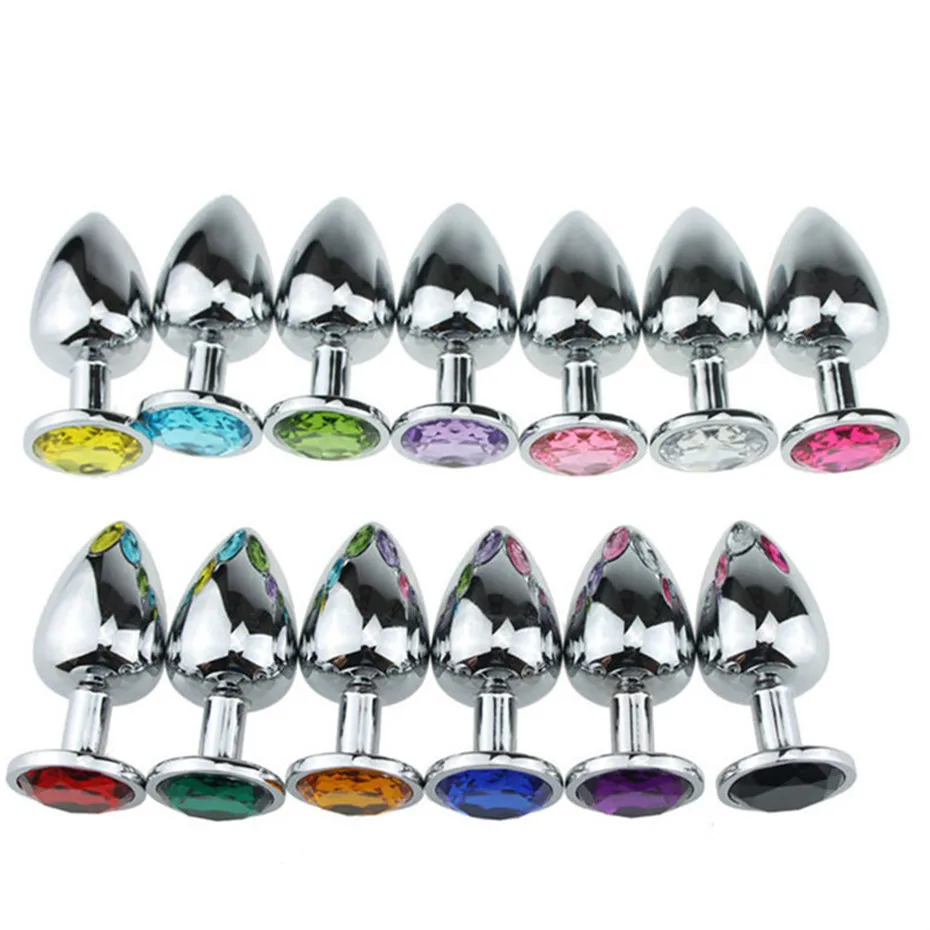 Мужские игрушки для геев Анальная пробка водонепроницаемая из нержавеющей стали