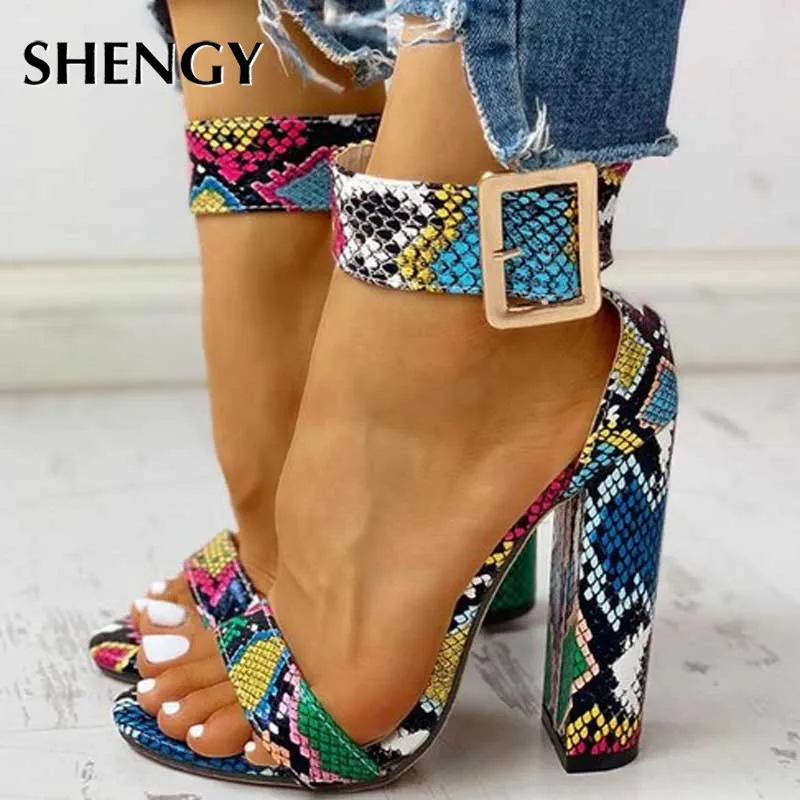 Multicolor shoes heels Clearance