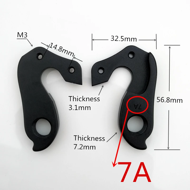 10pcs Wholesale Bicycle rear derailleur hanger For Specialized Tarmac Expert Roubaix Shiv S-Works Amira Long Version mtb dropout |