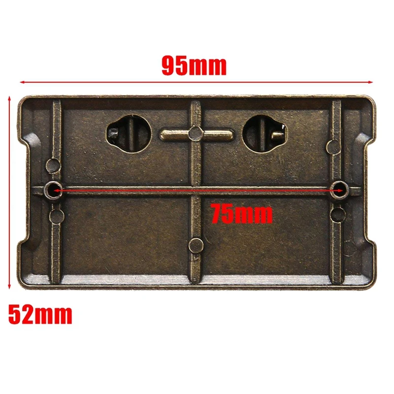 BMBY-4Pcs винтажные антикварные бронзовые для выдвижных шкафчиков с кольцами, ручки для дверцы шкафа