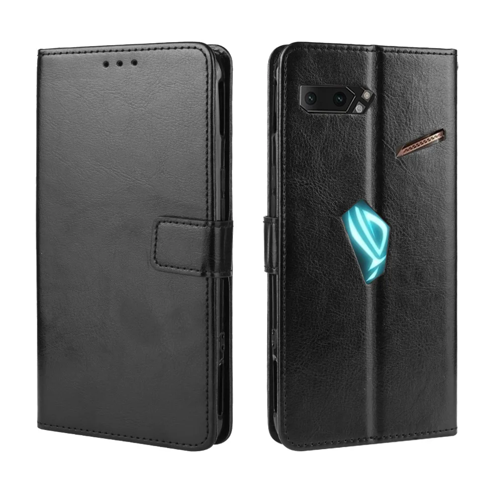 

PU Leather wallet case with Kickstand &Credit Slots For ASUS ROG Phone II/ROG Phone 2 ZS660KL