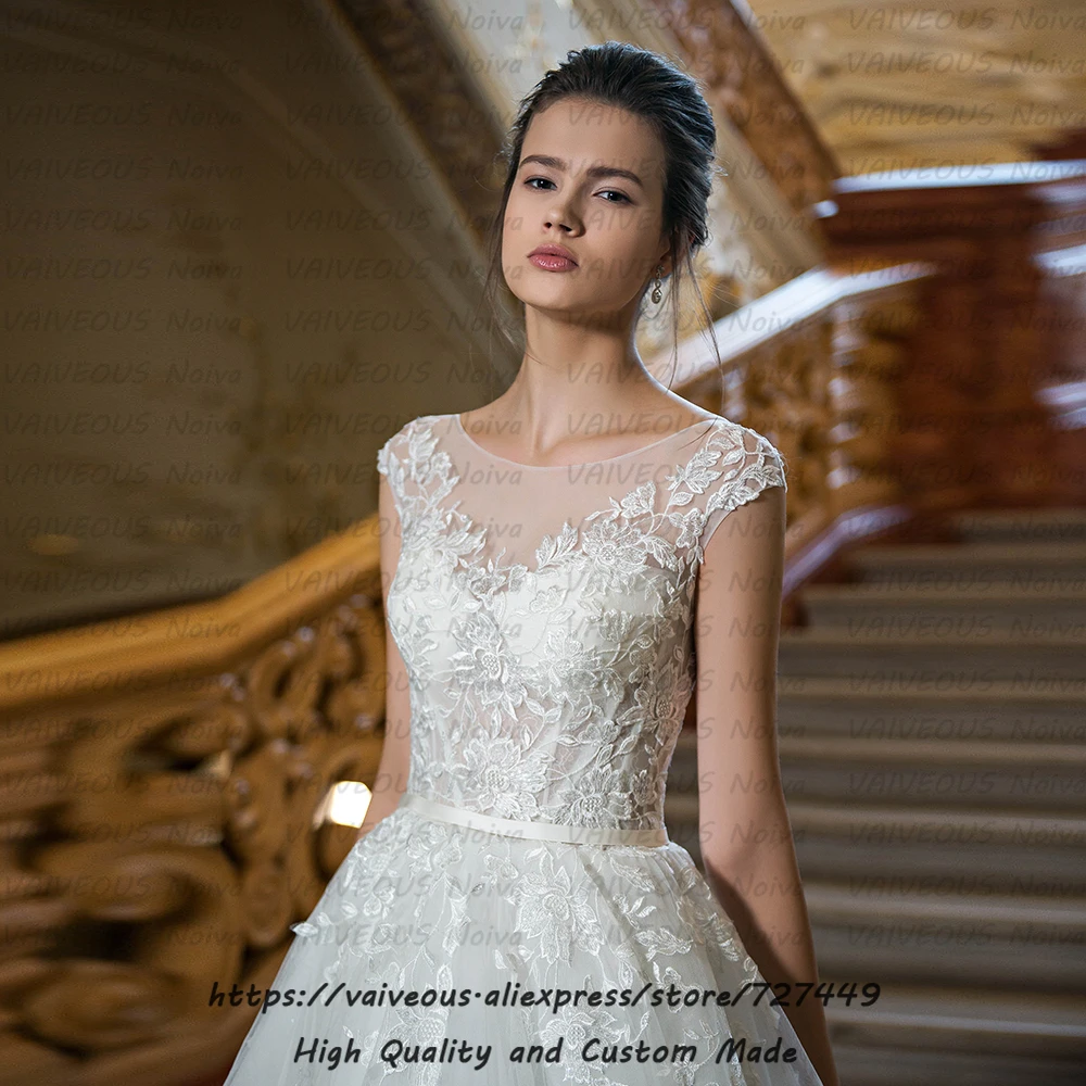 Vestido Novia кружевное на заказ простое свадебное платье рукава платье невесты из тюля сексуальное свадебное платье в стиле бохо Robe de Mariee