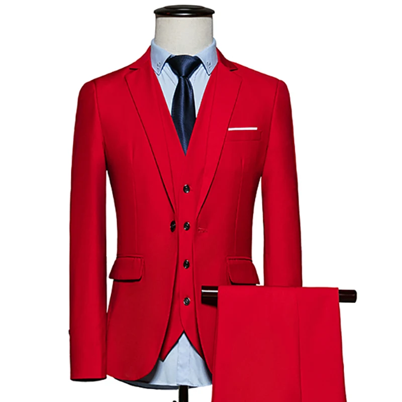 Men's Wedding Suit Plus Size M 6XL Men's Formal Wear Fashion Business