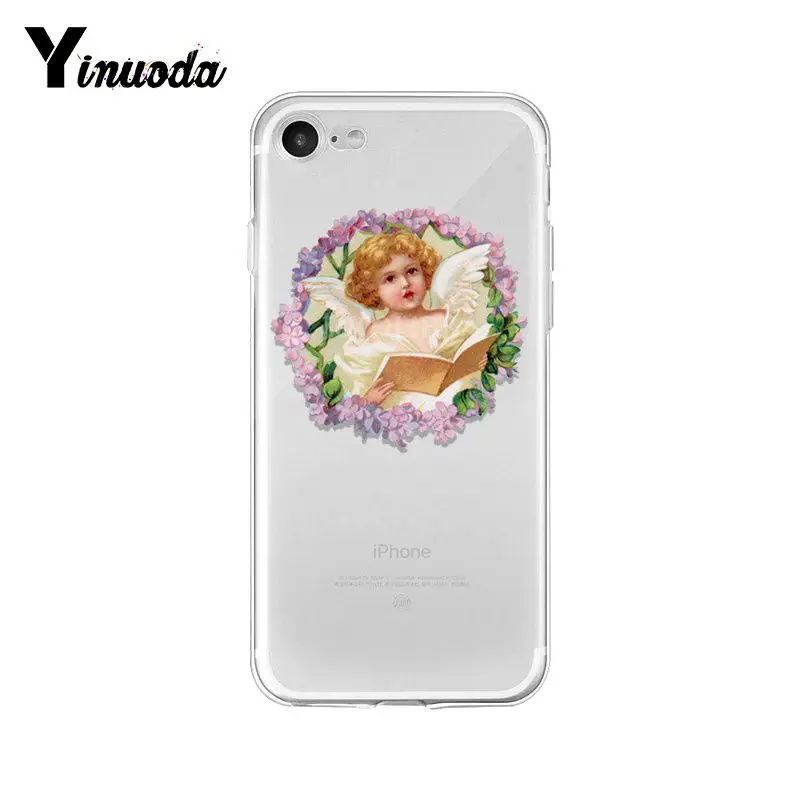 A13 Yinuoda Renaissance angels мягкая резина, термопластичный полиуретан чехол для телефона iPhone X XS MAX 6 6s 7 7plus 8 8Plus 5 5S SE XR 10 11 pro max - Цвет: A13