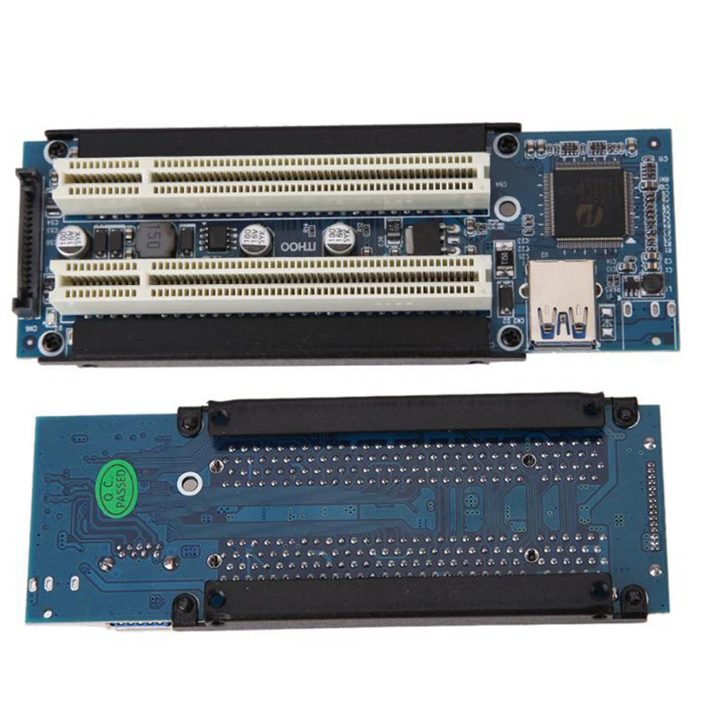 Электронный адаптер карты мини конвертировать PCI-E Express X1 в двойной PCI компьютер сильная совместимость Расширение Райзер сети добавить на