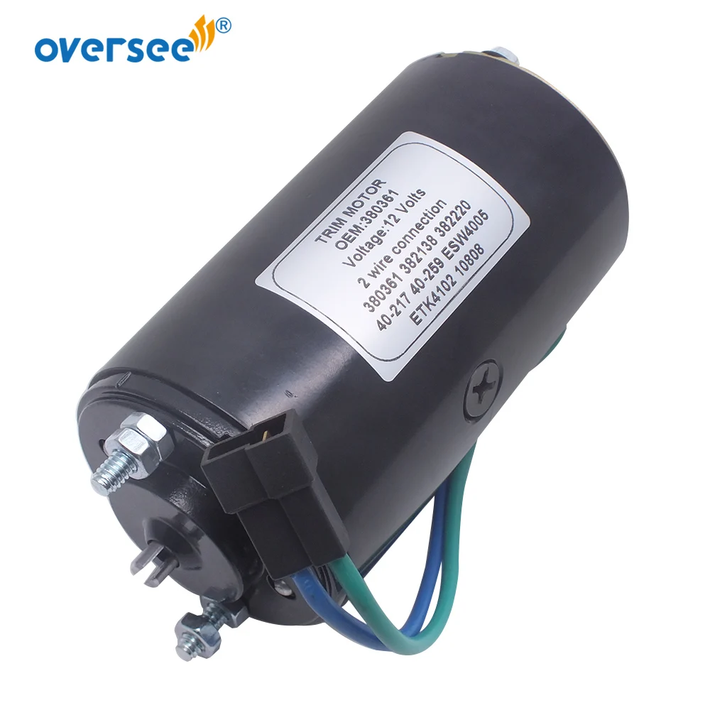 Boat Motor 380361 Tilt Motor For Johnson Evinrude Outboard Motor 380361 382138 382220 40217 40