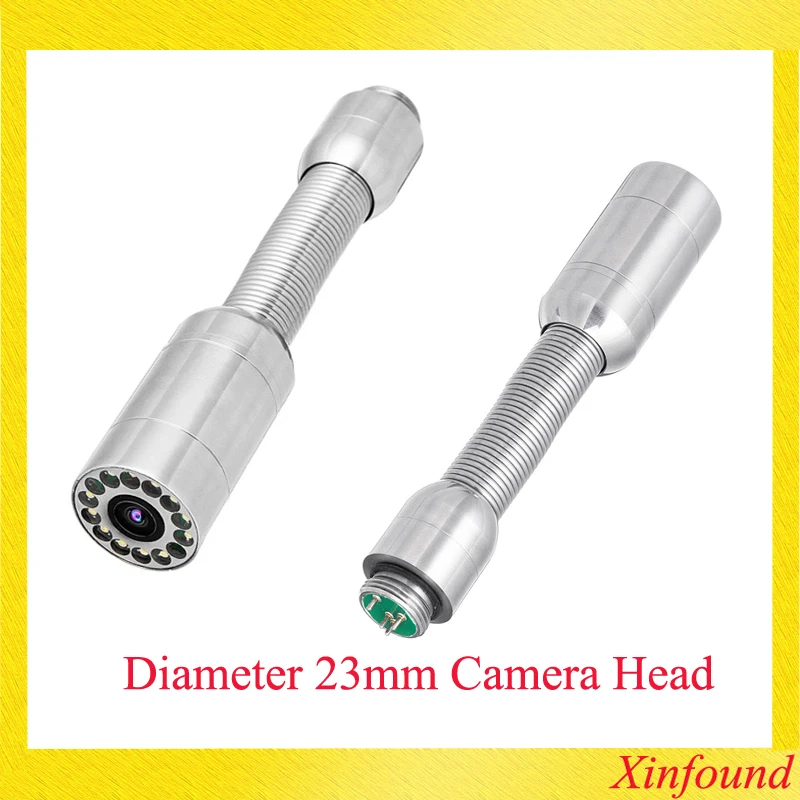 

23mm Snake Sewer Drain Pipe Wall Inspection Endoscope Camera head with 25mm lenth for camera reapir