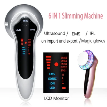 

New Arrival 6 in 1 RF Ultrasonic Massage EMS Fat Burner Weight Loss Anti Cellulite Slimming Machine Anti Cellulite Massager