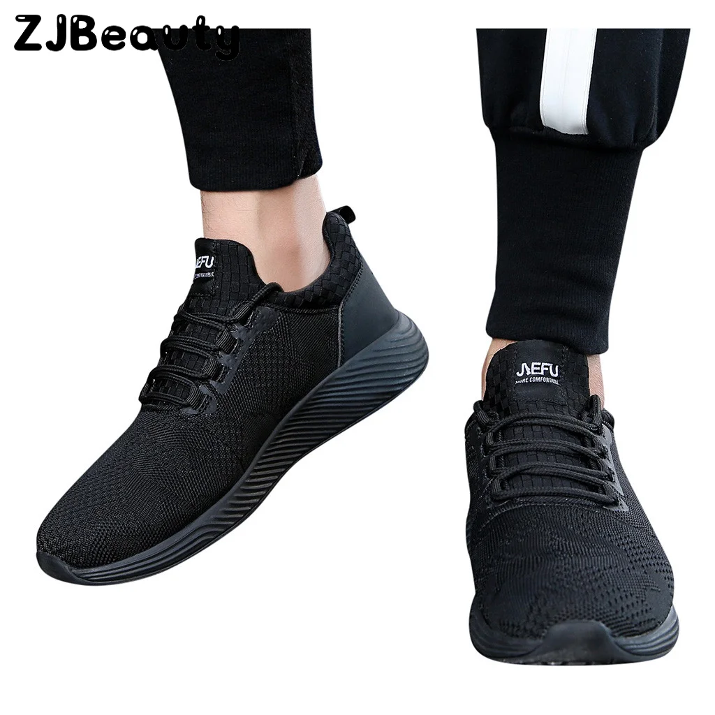 black lace up non slip shoes