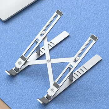 

Laptop Holder Modern Foldable Home Office Portable Tablet Stand Adjustable Height Desktop Aluminum Alloy Storage Cooling Lazy