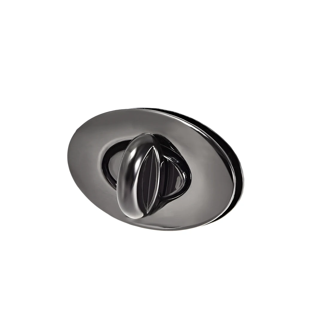 

uxcell 1 Set Oval Purses Twist Lock 37mm x 23mm Clutches Closures for DIY Bag Making - Black Gun