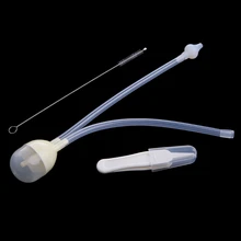 Детский Безопасный Очиститель носа вакуумный отсасывающий носовой аспиратор с пинцетом набор кистей N1HB