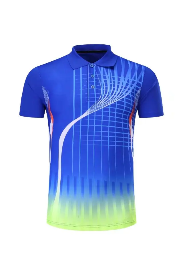 Professional team game custom Quick dry Badminton shirt Men/Women, Tennis t-shirts,sports golf Polo shirt, pingpong t-shirt