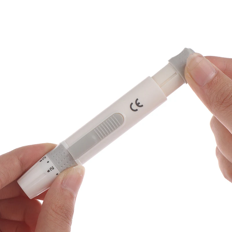 1 шт. Регулируемый ланцет-ручка для диабетиков, измеритель глубины сбора крови, тест-ручка для определения уровня глюкозы в крови