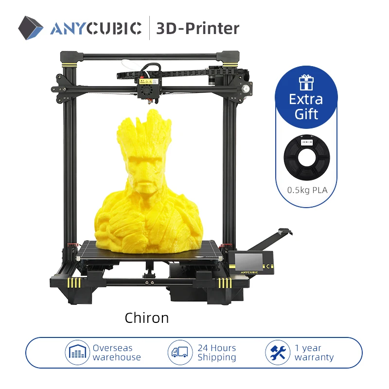 3D принтер ANYCUBIC Chiron с нитью 0 5 кг автоматическое выравнивание|3D принтеры| |