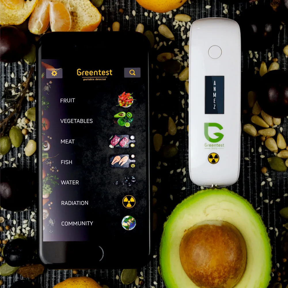 Greentest ECO Mini 3in 1 излучение/жесткость воды/нитратный тестер диетические нитраты овощи/мясо/рыбы Surpport Bluetooth