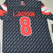 Новое поступление г. Луисвилл Кардиналс Ламар Johnson 8-черный Размеры S, M, L, XL, 2XL, 3XL Джерси