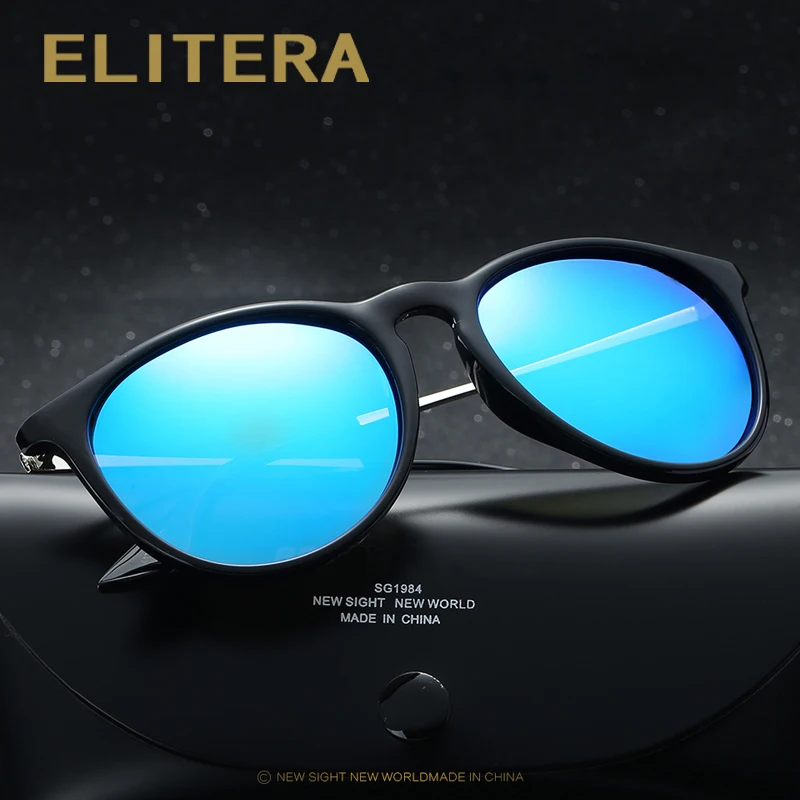 Женские солнцезащитные очки ELITERA кошачий глаз с поляризационными стеклами