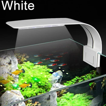 

LED Aquarium Light 10W SMD5730 Ultra-thin Fish Tank Lamp Anti-fog Clip-On Light aquarium Light 24LED Waterproof Underwater light