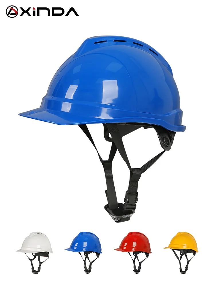 Xinda Professional Hlemt Work At Height Industrial Protective Helmet Construction Site Worker Safety Helmet