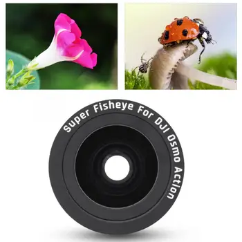 

action camera accessorie Multi-layer Coating Portable Camera Fisheye Lens Filter Fit for DJI OSMO ACTION Sports Cameras action